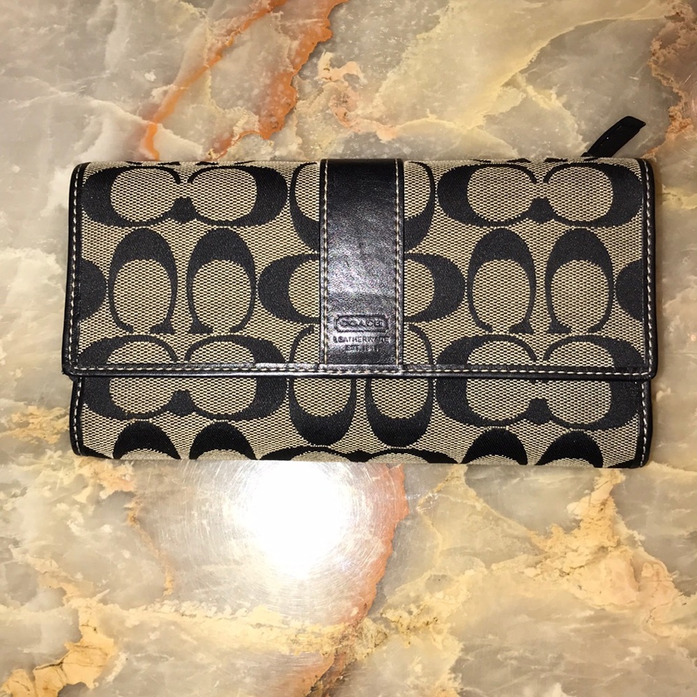 Black Coach Wallet